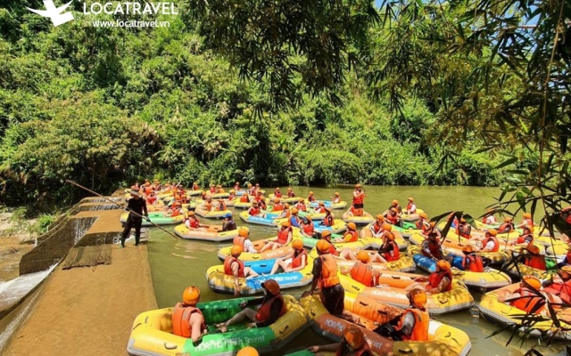 Tour trượt thác Hòa Phú Thành